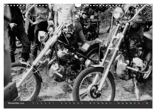 Produktbild: east Rider - Biker und Bikes aus der DDR (Wandkalender 2026 DIN A3 quer), CALVENDO Monatskalender