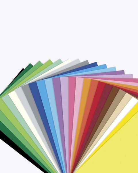 Produktbild: Folia Fotokarton DIN A4, 50 Blatt in 25 Farben
