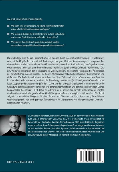 Produktbild: Qualit&auml;tsorientierter Entwurf von Anwendungsdiensten