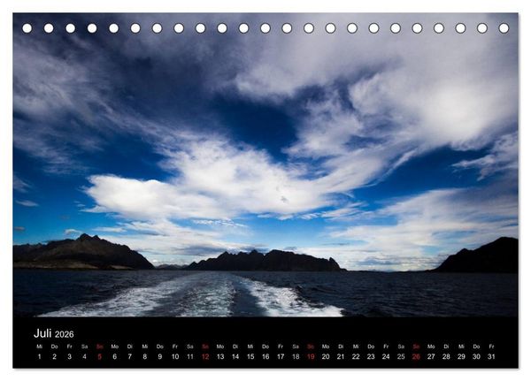Produktbild: Himmels-Bilder - Die gro&szlig;e Weite (Tischkalender 2026 DIN A5 quer), CALVENDO Monatskalender