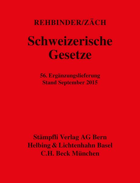 Produktbild: Schweizerische Gesetze