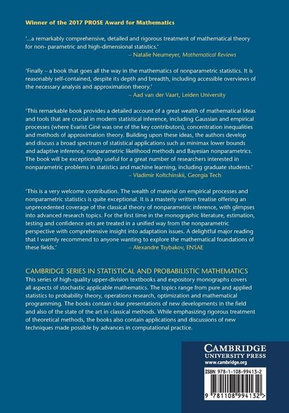 Produktbild: Mathematical Foundations of Infinite-Dimensional Statistical Models