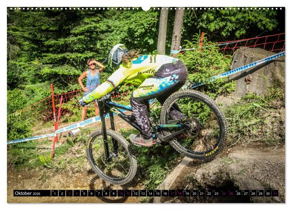 Produktbild: Women Downhill Racing (hochwertiger Premium Wandkalender 2026 DIN A2 quer), Kunstdruck in Hochglanz