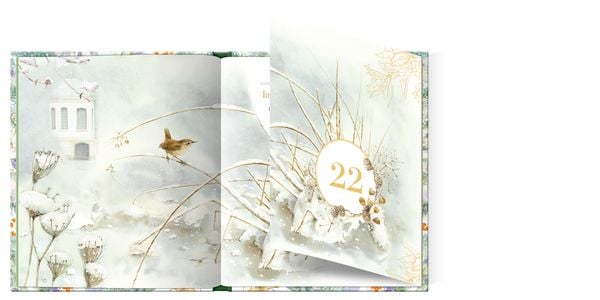 Produktbild: Adventskalenderbuch: Die Schneek&ouml;nigin (M. Bastin)