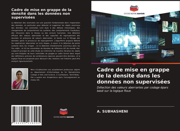 Produktbild: Cadre de mise en grappe de la densit&eacute; dans les donn&eacute;es non supervis&eacute;es