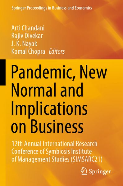 Produktbild: Pandemic, New Normal and Implications on Business