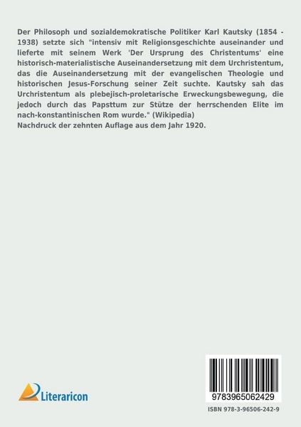 Produktbild: Der Ursprung des Christentums