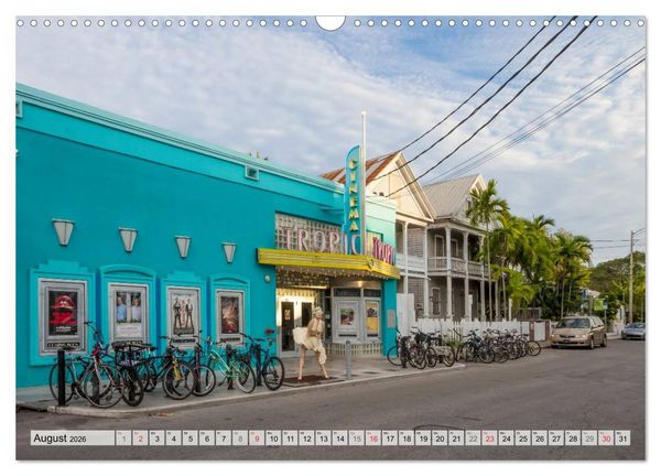 Produktbild: FLORIDA KEYS UND KEY WEST Malerische Reiseroute (Wandkalender 2026 DIN A3 quer), CALVENDO Monatskalender