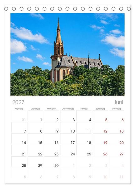 Produktbild: Tischplaner 2027 - Bingen - Idylle am Rhein (A5 Tischkalender zum Aufstellen) CALVENDO