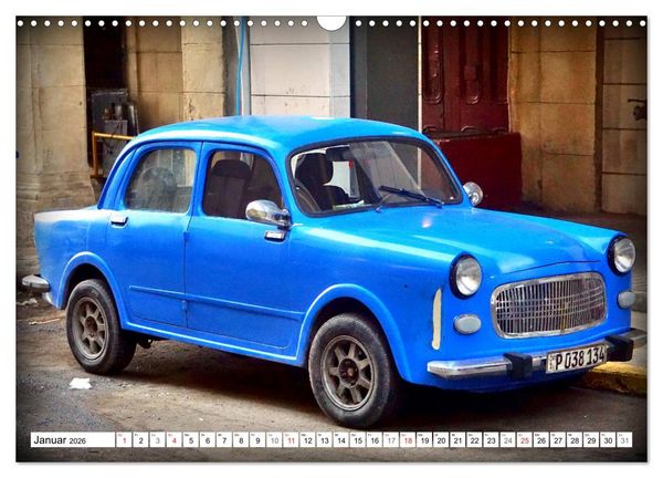 Produktbild: Fiat Nuova 1100 - Ein Klassiker Italiens (Wandkalender 2026 DIN A3 quer), CALVENDO Monatskalender