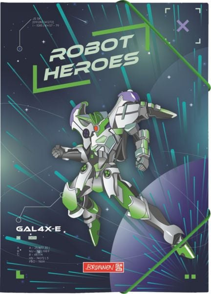 Produktbild: Brunnen Sammelmappe A4 PP Robot Hero