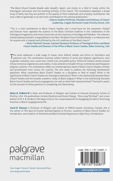 Produktbild: The Black Church Studies Reader