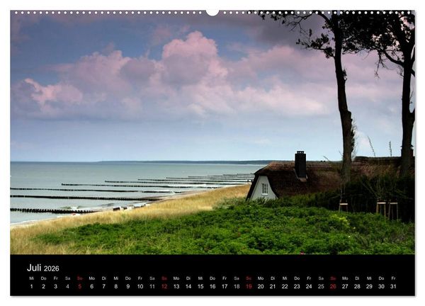 Produktbild: Traumhafte Ostseek&uuml;ste (hochwertiger Premium Wandkalender 2026 DIN A2 quer), Kunstdruck in Hochglanz