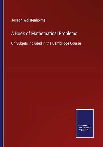Produktbild: A Book of Mathematical Problems