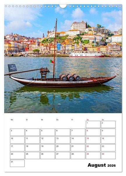 Produktbild: Porto - ein Traumreiseziel (Wandkalender 2026 DIN A3 hoch), CALVENDO Monatskalender