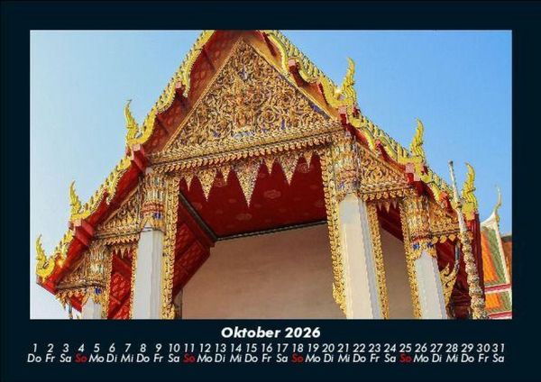 Produktbild: Tempel 2026 Fotokalender DIN A5