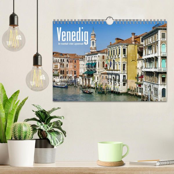 Produktbild: Venedig - Die traumhaft sch&ouml;ne Lagunenstadt (Wandkalender 2026 DIN A4 quer), CALVENDO Monatskalender