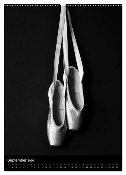 Produktbild: Ballett in Schwarzweiss (Wandkalender 2026 DIN A2 hoch), CALVENDO Monatskalender