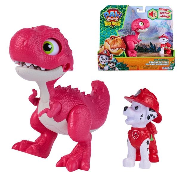 Produktbild: PAW Patrol: Der Dino Film, Roaring Pups, Marshall & Rhubarb Dino-Figur