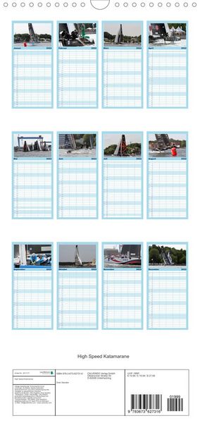 Produktbild: High Speed Katamarane - Schwebend ans Limit - Familienplaner hoch (Wandkalender 2022 , 21 cm x 45 cm, hoch)