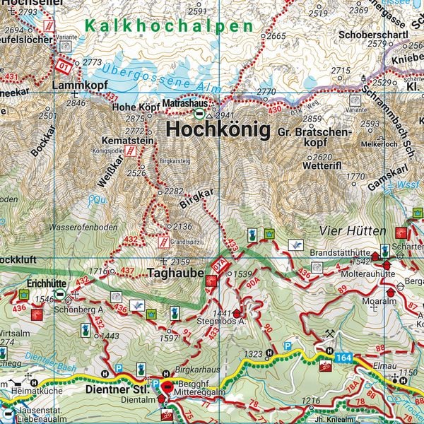 Produktbild: Freytag & berndt Wanderkarte WK 103 Hochk&ouml;nig, Saalfelden - Pongau 1:50.000