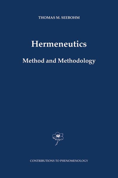 Produktbild: Hermeneutics. Method and Methodology