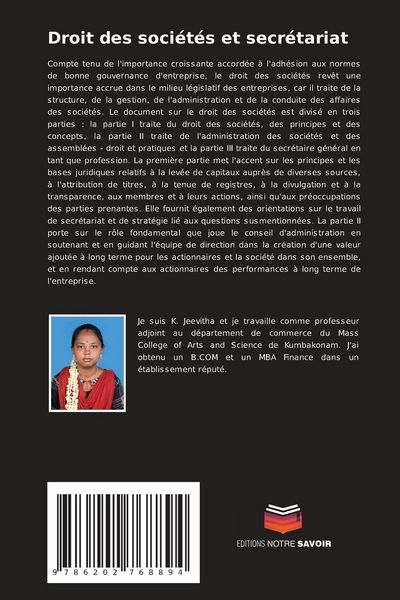 Produktbild: Droit des soci&eacute;t&eacute;s et secr&eacute;tariat
