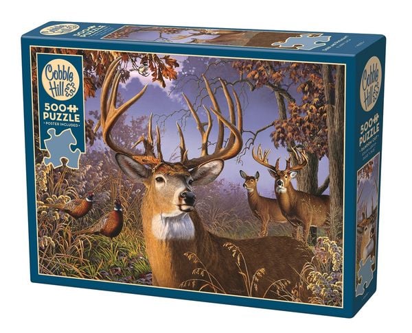 Produktbild: COBBLE HILL PUZZLES - Hirsch und Fasan 500 Teile