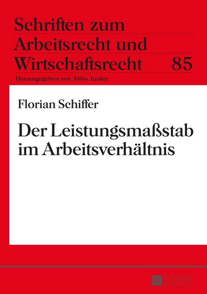 Produktbild: Der Leistungsma&szlig;stab im Arbeitsverh&auml;ltnis