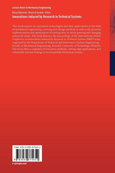 Produktbild: Innovations Induced by Research in Technical Systems