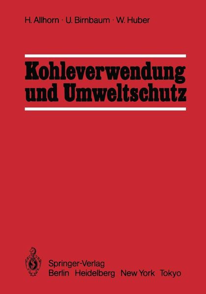 Produktbild: Kohleverwendung und Umweltschutz
