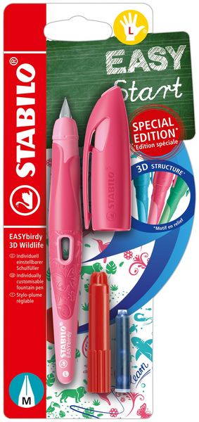 STABILO Füller EASYbirdy 3D Wildlife, M