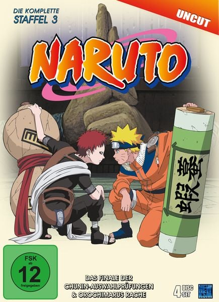 Produktbild: Naruto - Die komplette Staffel 3 - Uncut [4 DVDs]