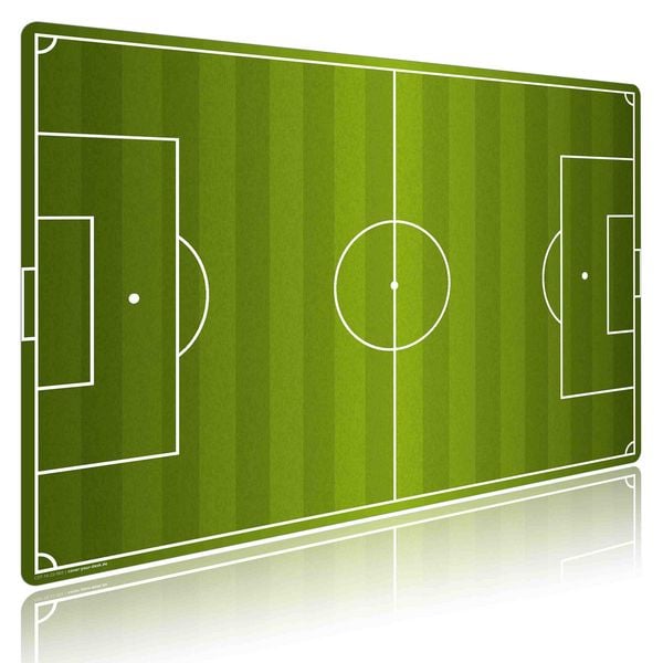 Produktbild: Cover-your-desk Schreibtischunterlage f&uuml;r Kinder Fu&szlig;ballfeld, aus hochwertigem Vinyl , 60 x 40 cm