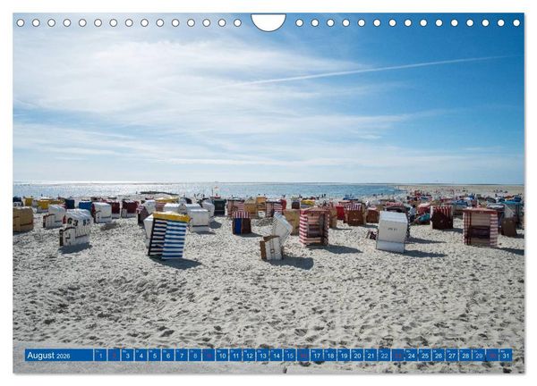 Produktbild: Blick auf Borkum (Wandkalender 2026 DIN A4 quer), CALVENDO Monatskalender