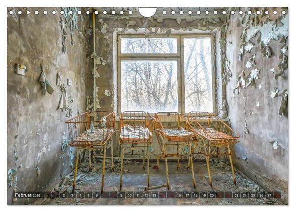 Produktbild: Tschernobyl - Prypjat - Die radioaktive Geisterstadt (Wandkalender 2026 DIN A4 quer), CALVENDO Monatskalender