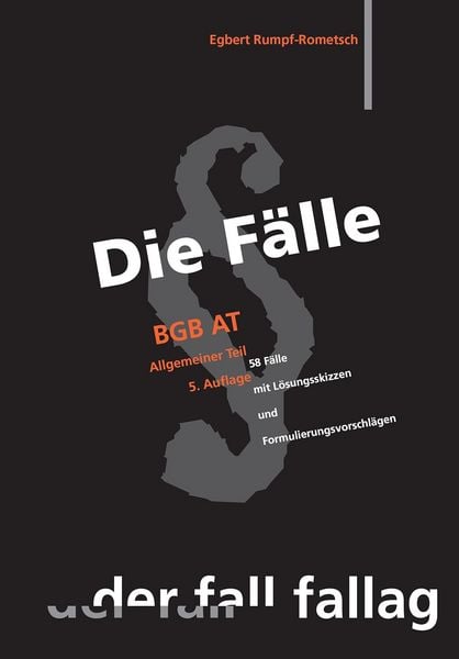 Produktbild: Rumpf-Rometsch, E: Faelle/BGB AT