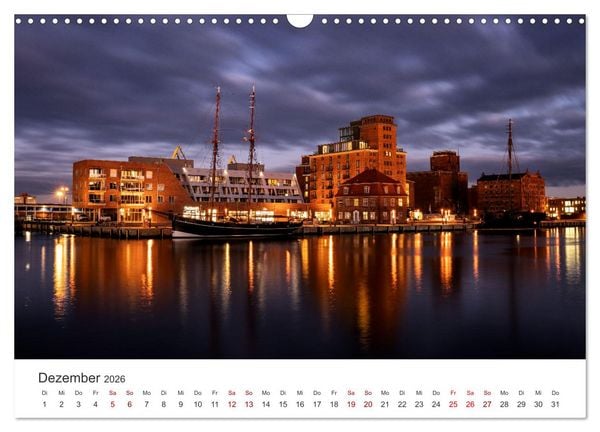 Produktbild: Unser sch&ouml;nes Wismar (Wandkalender 2026 DIN A3 quer), CALVENDO Monatskalender