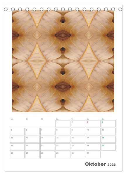 Produktbild: Axis Mater Naturae (Tischkalender 2026 DIN A5 hoch), CALVENDO Monatskalender