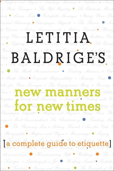 Produktbild: Letitia Baldrige's New Manners for New Times