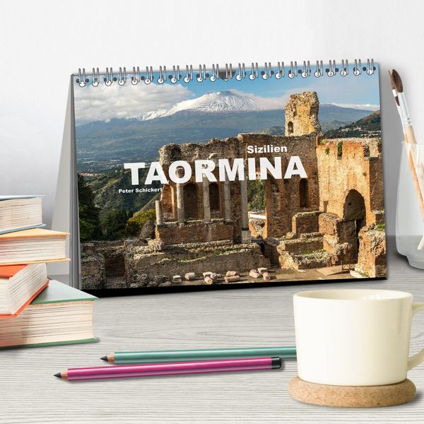 Produktbild: Sizilien - Taormina (Tischkalender 2026 DIN A5 quer), CALVENDO Monatskalender