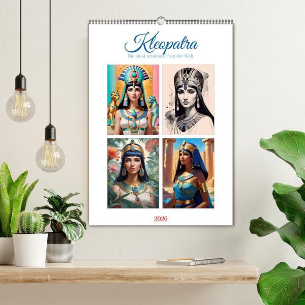 Produktbild: Kleopatra (Wandkalender 2026 DIN A2 hoch), CALVENDO Monatskalender