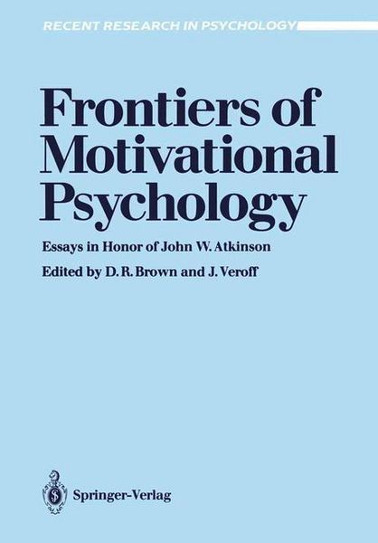 Produktbild: Frontiers of Motivational Psychology