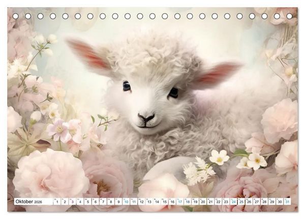 Produktbild: Tierisch s&uuml;&szlig;! (Tischkalender 2026 DIN A5 quer), CALVENDO Monatskalender
