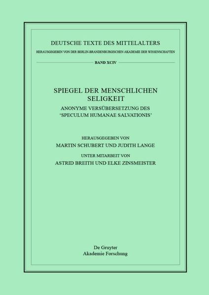 Produktbild: Spiegel der menschlichen Seligkeit