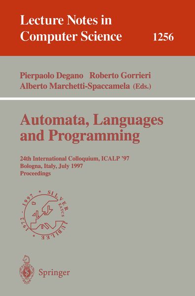 Produktbild: Automata, Languages and Programming