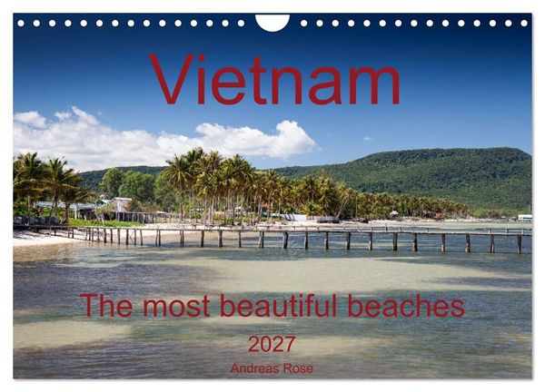 Produktbild: Vietnam`s most beautiful beaches (Wall Calendar 2027 DIN A4 landscape), CALVENDO 12 Month Wall Calendar