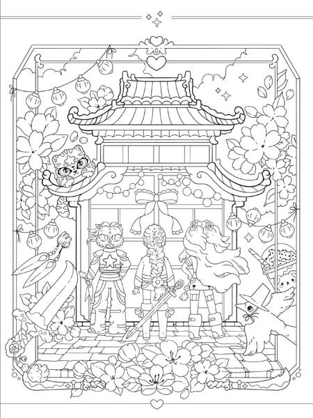 Produktbild: K-POP Das inoffizielle Malbuch f&uuml;r Fans von K-POP DEMON HUNTERS