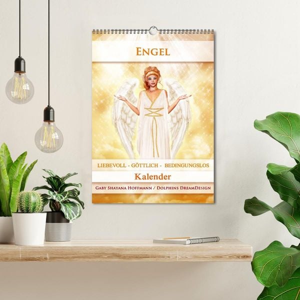 'Engel - Kalender (Wandkalender 2024 DIN A3 hoch), CALVENDO 