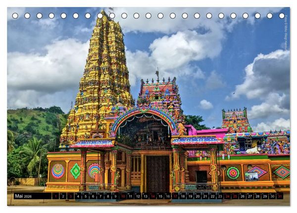Produktbild: Sri Lanka 2026 Kulturh&ouml;hepunkte (Tischkalender 2026 DIN A5 quer), CALVENDO Monatskalender